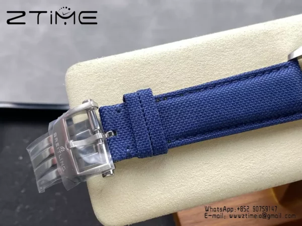 Breitling Avenger Automatic GMT 44 BLS Factory 1:1 Best Edition Blue Dial Blue Nylon Strap - Super Clone Watch | 1:1 Best Version