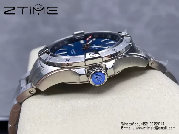 Breitling Avenger Automatic GMT 44 BLS Factory 1:1 Best Edition Blue Dial SS Bracelet - Super Clone Watch | 1:1 Best Version