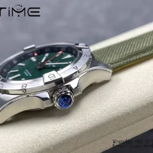 Breitling Avenger Automatic GMT 44 BLS Factory 1:1 Best Edition Green Dial Green Nylon Strap - Super Clone Watch | 1:1 Best Version