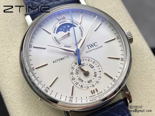 JL Portofino Complete Calendar IW359001 GR Factory Best Edition White Dial - Super Clone Watch | 1:1 Best Version