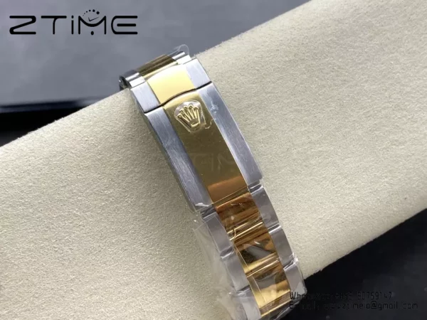 Rolex DateJust 126333-0009 41mm ARF 1:1 Best Edition YG Dial on Oyster Bracelet  (Tungsten Heavy Versio) - Super Clone Watch | 1:1 Best Version