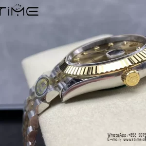 Rolex DateJust 126333-0012 41mm ARF 1:1 Best Edition YG Diamonds Dial on Jubilee Bracelet (Tungsten Heavy Versio) - Super Clone Watch | 1:1 Best Version
