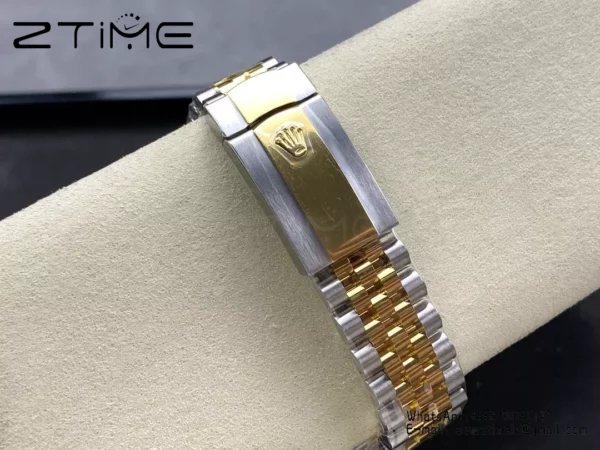 Rolex DateJust 126333-0012 41mm ARF 1:1 Best Edition YG Diamonds Dial on Jubilee Bracelet (Tungsten Heavy Versio) - Super Clone Watch | 1:1 Best Version