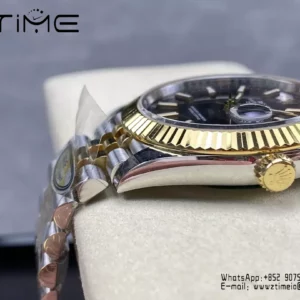 Rolex DateJust 126333-0013 41mm ARF 1:1 Best Edition Black Stick Dial on Jubilee Bracelet (Tungsten Heavy Versio) - Super Clone Watch | 1:1 Best Version