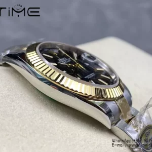 Rolex DateJust 126333-0013 41mm ARF 1:1 Best Edition Black Stick Dial on Oyster Bracelet  (Tungsten Heavy Versio) - Super Clone Watch | 1:1 Best Version