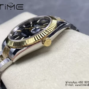 Rolex DateJust 126333-0013 41mm ARF 1:1 Best Edition Black Stick Dial on Oyster Bracelet  (Tungsten Heavy Versio) - Super Clone Watch | 1:1 Best Version