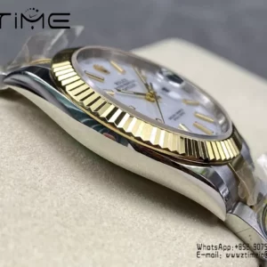 Rolex DateJust 126333-0015 41mm ARF 1:1 Best Edition White Dial on Oyster Bracelet  (Tungsten Heavy Versio) - Super Clone Watch | 1:1 Best Version