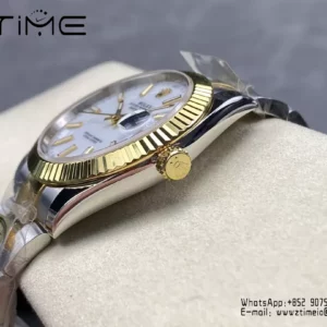 Rolex DateJust 126333-0015 41mm ARF 1:1 Best Edition White Dial on Oyster Bracelet  (Tungsten Heavy Versio) - Super Clone Watch | 1:1 Best Version