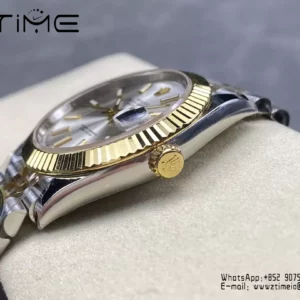 Rolex DateJust 126333-0016 41mm ARF 1:1 Best Edition Silver Stick Dial on Jubilee Bracelet (Tungsten Heavy Versio) - Super Clone Watch | 1:1 Best Version