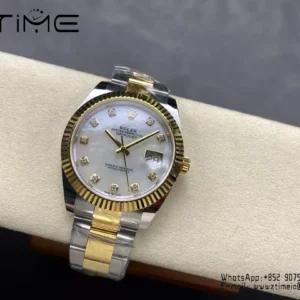 Rolex DateJust 126333-0017 41mm ARF 1:1 Best Edition White MOP Dial on Oyster Bracelet  (Tungsten Heavy Versio) - Super Clone Watch | 1:1 Best Version