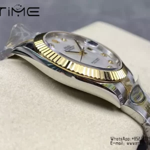 Rolex DateJust 126333-0017 41mm ARF 1:1 Best Edition White MOP Dial on Oyster Bracelet  (Tungsten Heavy Versio) - Super Clone Watch | 1:1 Best Version