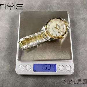 Rolex DateJust 126333-0017 41mm ARF 1:1 Best Edition White MOP Dial on Oyster Bracelet  (Tungsten Heavy Versio) - Super Clone Watch | 1:1 Best Version