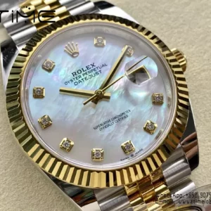 Rolex DateJust 126333-0018 41mm ARF 1:1 Best Edition White MOP Dial on Jubilee Bracelet (Tungsten Heavy Versio) - Super Clone Watch | 1:1 Best Version
