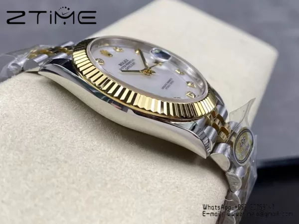 Rolex DateJust 126333-0018 41mm ARF 1:1 Best Edition White MOP Dial on Jubilee Bracelet (Tungsten Heavy Versio) - Super Clone Watch | 1:1 Best Version