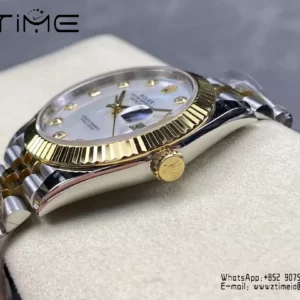 Rolex DateJust 126333-0018 41mm ARF 1:1 Best Edition White MOP Dial on Jubilee Bracelet (Tungsten Heavy Versio) - Super Clone Watch | 1:1 Best Version