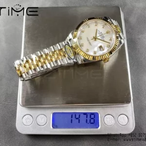 Rolex DateJust 126333-0018 41mm ARF 1:1 Best Edition White MOP Dial on Jubilee Bracelet (Tungsten Heavy Versio) - Super Clone Watch | 1:1 Best Version