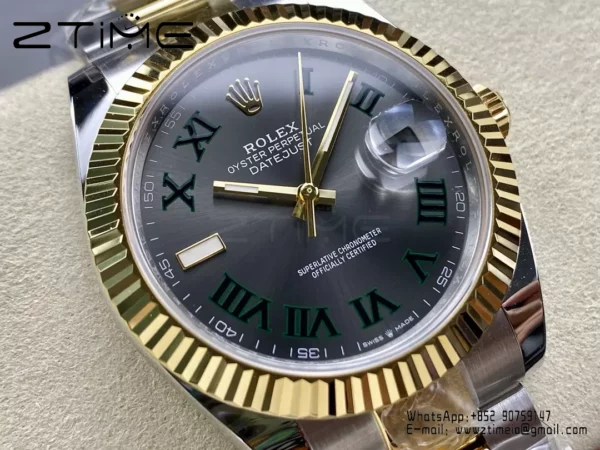 Rolex DateJust 126333-0019 41mm ARF 1:1 Best Edition Roman Dial on Oyster Bracelet (Tungsten Heavy Versio) - スーパークローン時計｜1:1ベストバージョン
