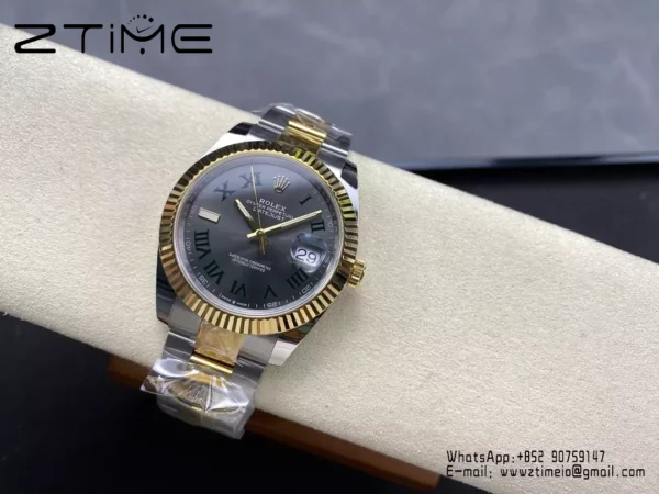 Rolex DateJust 126333-0019 41mm ARF 1:1 Best Edition Roman Dial on Oyster Bracelet (Tungsten Heavy Versio) - スーパークローン時計｜1:1ベストバージョン