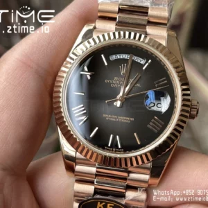 Rolex Day Date 40 RG 228235 KF 1:1 Best Edition Gray Roman Dial  (Gain Weight) - Super Clone Watch | 1:1 Best Version