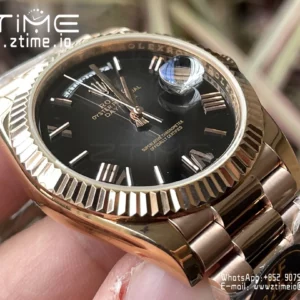 Rolex Day Date 40 RG 228235 KF 1:1 Best Edition Gray Roman Dial  (Gain Weight) - Super Clone Watch | 1:1 Best Version