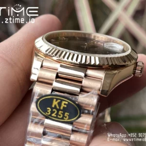 Rolex Day Date 40 RG 228235 KF 1:1 Best Edition Gray Roman Dial  (Gain Weight) - Super Clone Watch | 1:1 Best Version