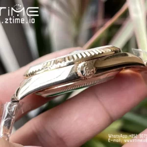 Rolex Day Date 40 RG 228235 KF 1:1 Best Edition RG Crystal Dial (Gain Weight) - Super Clone Watch | 1:1 Best Version