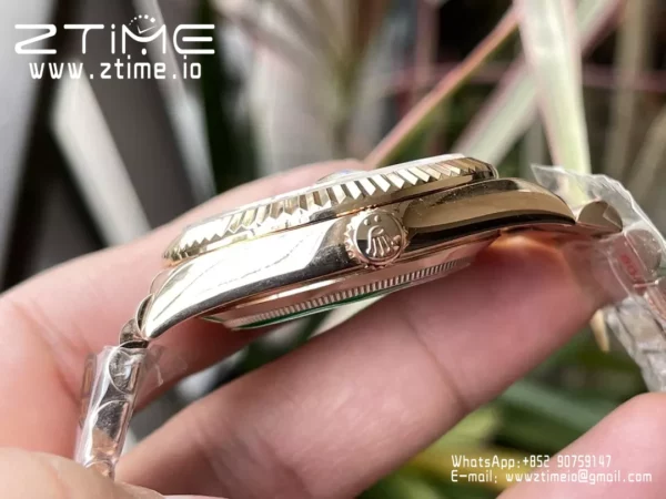 Rolex Day Date 40 RG 228235 KF 1:1 Best Edition RG Crystal Dial (Gain Weight) - Super Clone Watch | 1:1 Best Version