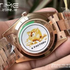 Rolex Day Date 40 RG 228235 KF 1:1 Best Edition RG Crystal Dial (Gain Weight) - Super Clone Watch | 1:1 Best Version