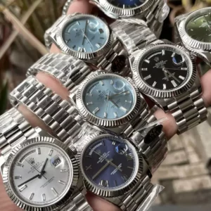 Rolex Day Date 40 SS 228239 KF 1:1 Best Edition Blue Roman Dial (Gain Weight) - Super Clone Watch | 1:1 Best Version