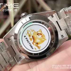 Rolex Day Date 40 SS 228239 KF 1:1 Best Edition Blue Roman Dial (Gain Weight) - Super Clone Watch | 1:1 Best Version