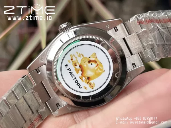 Rolex Day Date 40 SS 228239 KF 1:1 Best Edition Blue Roman Dial (Gain Weight) - Super Clone Watch | 1:1 Best Version