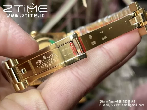 Rolex Day Date 40 YG 228238 KF 1:1 Best Edition Green Ombre Dial (Gain Weight) - Super Clone Watch | 1:1 Best Version