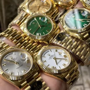 Rolex Day Date 40 YG 228238 KF 1:1 Best Edition White Roman Dial  (Gain Weight) - Super Clone Watch | 1:1 Best Version