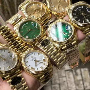 Rolex Day Date 40 YG 228238 KF 1:1 Best Edition White Roman Dial  (Gain Weight) - Super Clone Watch | 1:1 Best Version
