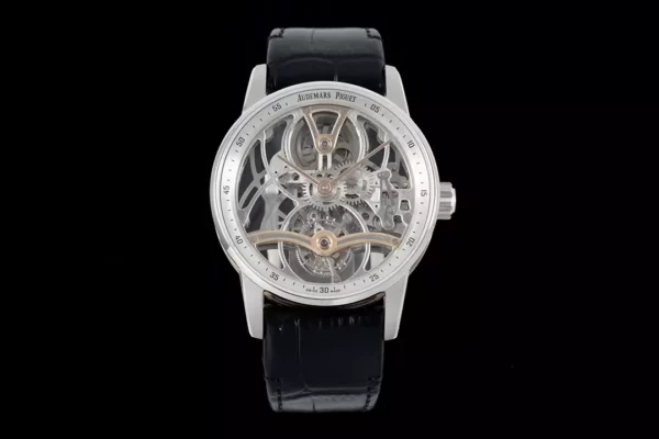 AP Code 11.59 Skeleton Tourbillon 26600CR APPF Best Edition Schwarzes Armband - Super Clone Watch | 1:1 Best Version