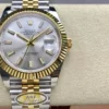 Rolex DateJust 126333-0016 41mm ARF 1:1 Best Edition Silver Stick Dial on Jubilee Bracelet (Tungsten Heavy Versio) - Super Clone Watch | 1:1 Best Version