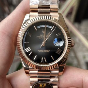 Rolex Day Date 40 RG 228235 KF 1:1 Best Edition Gray Roman Dial  (Gain Weight) - Super Clone Watch | 1:1 Best Version