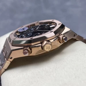 AP Royal Oak Chrono 26240 RG APSF 1:1 Best Edition Black Dial on RG Bracelet SA4401 - Super Clone Watch | 1:1 Best Version