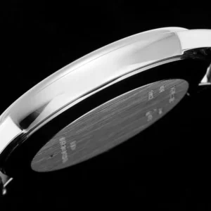 VC Patrimony 81180 SS KZF Best Edition White Dial on Black Leather Strap - Super Clone Watch | 1:1 Best Version