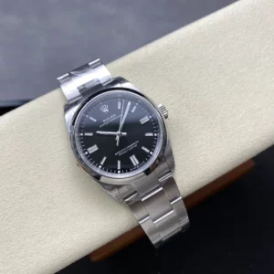Rolex Oyster Perpetual 126000 36mm VSF 1:1 Best Edition 904L Steel Black Dial on SS Bracelet - Super Clone Watch | 1:1 Best Version