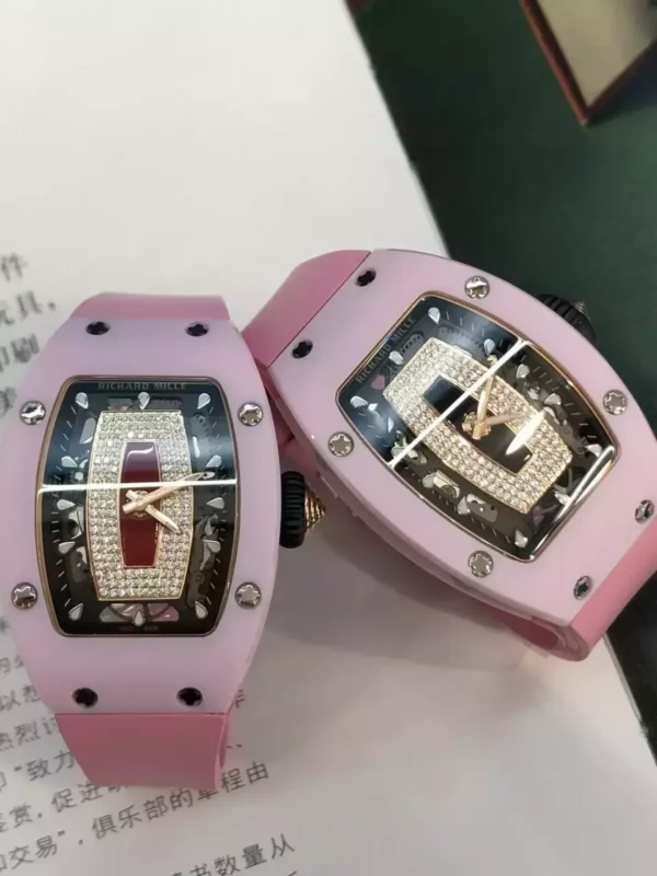 RICHARD MILLE RM07 RM07-01 Red Pink ceramic case BBA Factory 1:1 Best Skeleton dial - Super Clone Watch | 1:1 Best Version