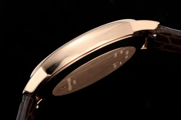 VC Patrimony 81180R YG KZF Best Edition White Dial on Brown Leather Strap - Super Clone Watch | 1:1 Best Version