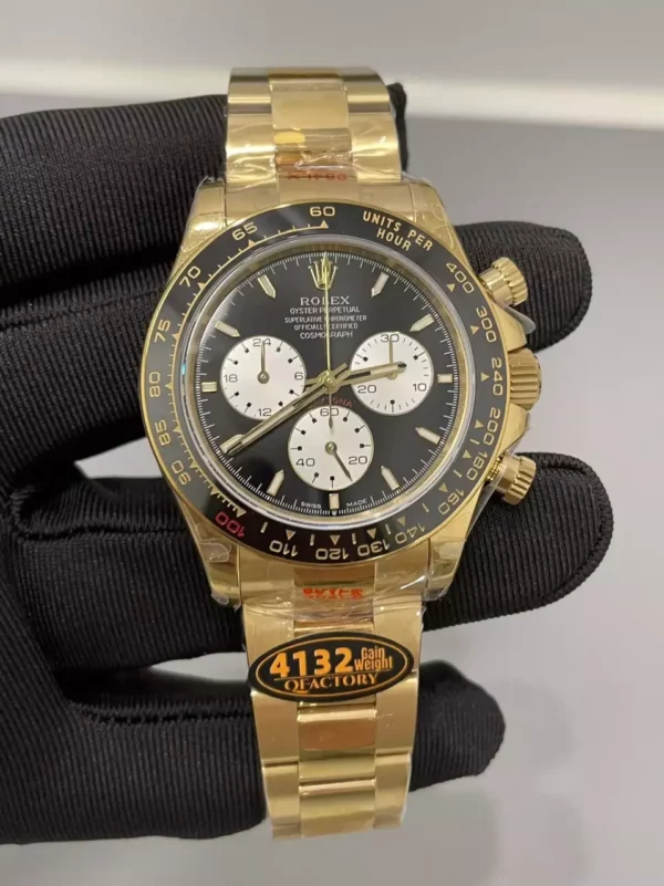 Rolex Daytona 126529LN Le Mans QF 1:1 Best Edition on RG Brcelet DD4132 Tungsten Heavy V9 - Super Clone Watch | 1:1 Best Version