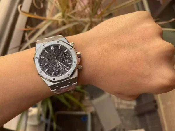AP Royal Oak Chrono 26240ST SS APS Factory 1:1 Best Edition Black Dial  SA4401 Super Clone - Super Clone Watch | 1:1 Best Version