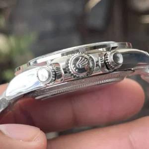 Rolex Daytona Arolla SONIC Best Edition Blue Crystal Skeleton Dial Diamonds Bezel - Super Clone Watch | 1:1 Best Version