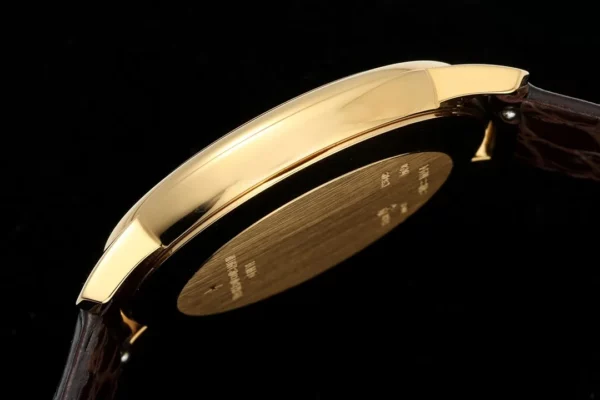 VC Patrimony 81180 YG KZF Best Edition White Dial on Black Leather Strap - Super Clone Watch | 1:1 Best Version