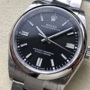 Rolex Oyster Perpetual 126000 36mm VSF 1:1 Best Edition 904L Steel Black Dial on SS Bracelet - Super Clone Watch | 1:1 Best Version
