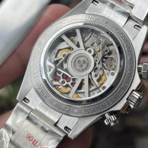 Rolex Daytona Arolla SONIC Best Edition Blue Crystal Skeleton Dial Diamonds Bezel - Super Clone Watch | 1:1 Best Version