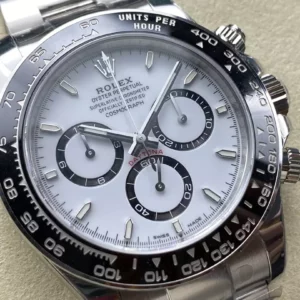 Rolex Daytona 126500 VSF 1:1 Best Edition 904L Steel White Dial on SS Braclet DD4131 V4 - Super Clone Watch | 1:1 Best Version