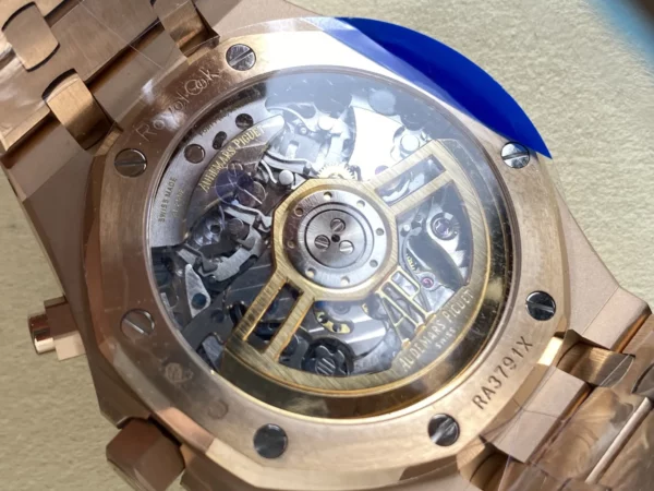 AP Royal Oak Chrono 26240 RG APSF 1:1 Best Edition Black Dial on RG Bracelet SA4401 - Super Clone Watch | 1:1 Best Version